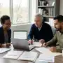 Church leadership team reviewing denominational AI guidance for technology decisions