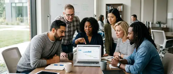 Church staff training session for AI rollout in church management software